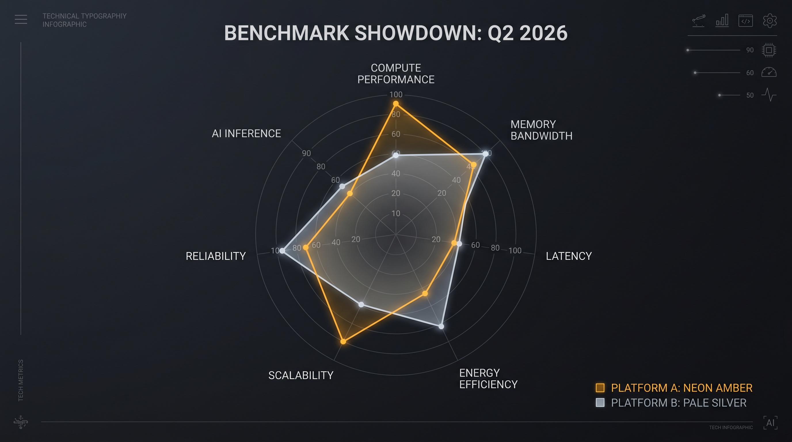 Minimalist dark mode radar chart comparing benchmark performance between Nano Banana 2 and GPT Image 2.