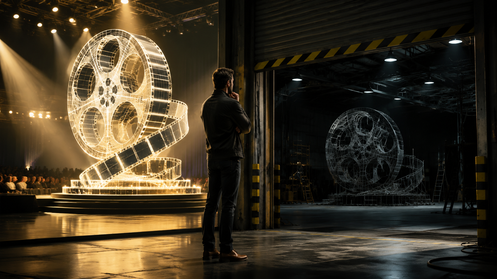 Stage spotlight preview versus unfinished product doorway for official Seedance claims