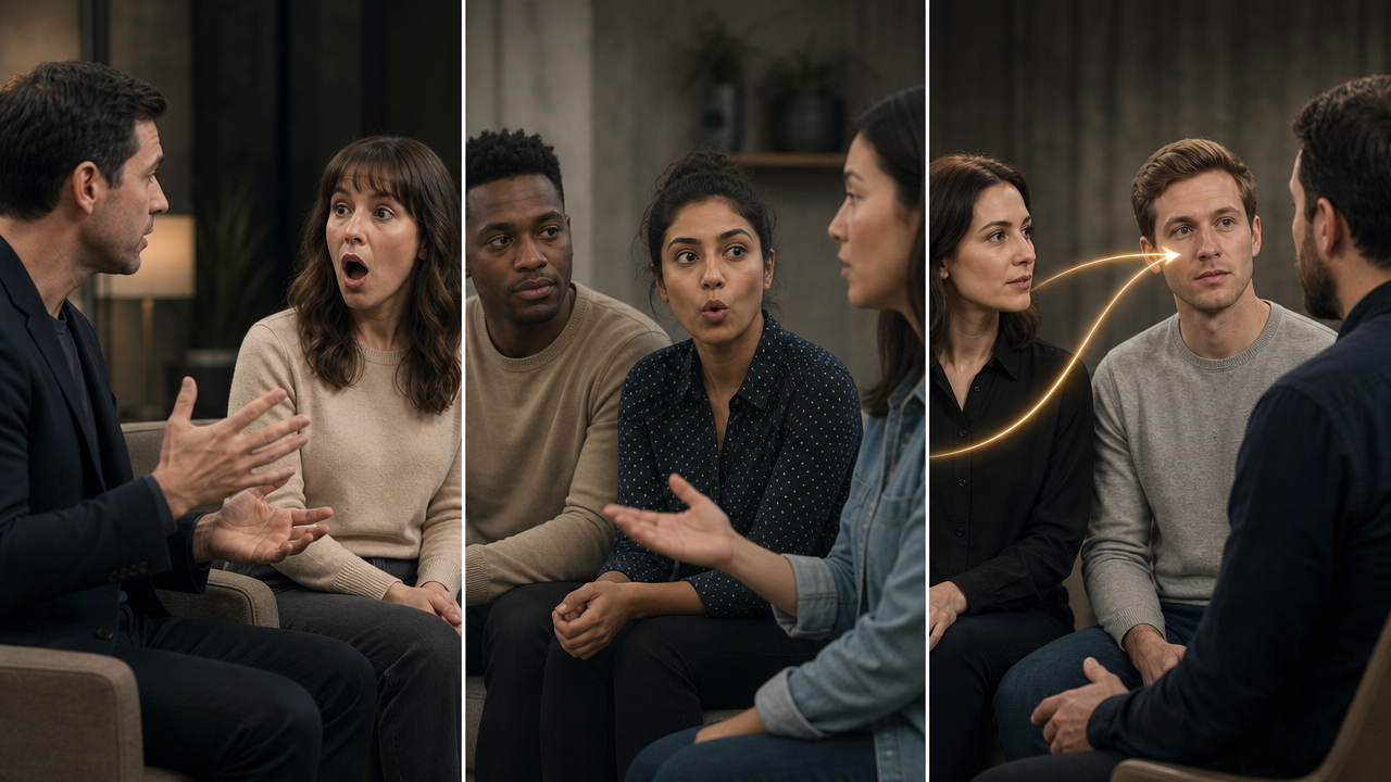 Three production failures from lip sync voice mismatch in multi-person scenes