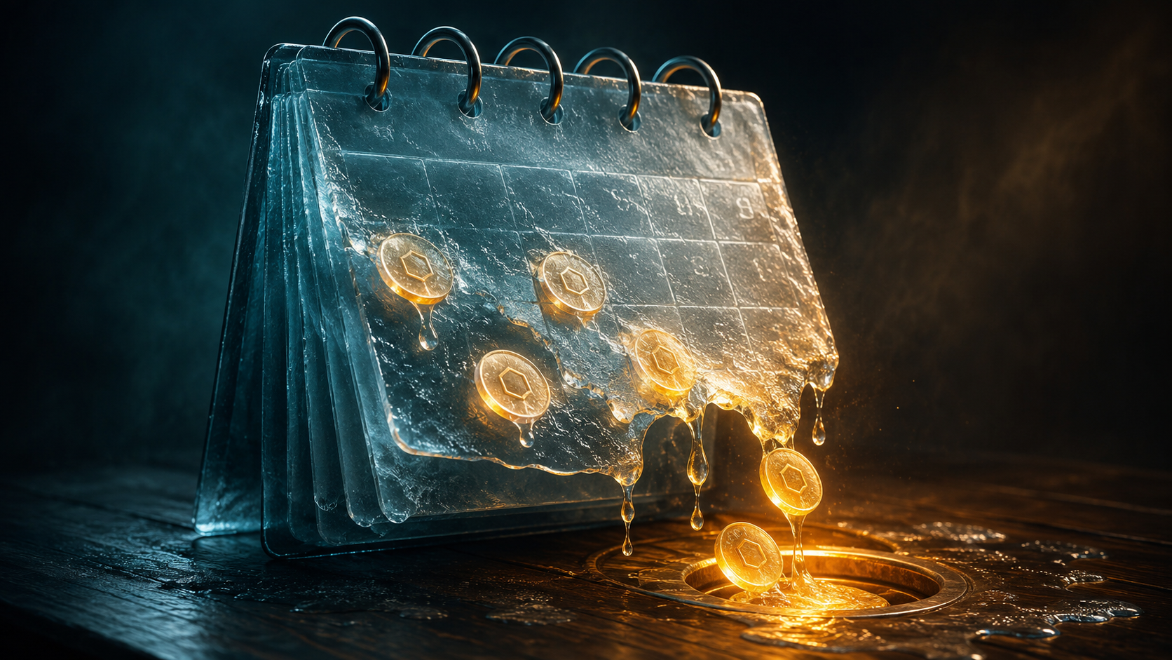 Calendar melting unused membership credits showing Kling AI pricing expiration risk