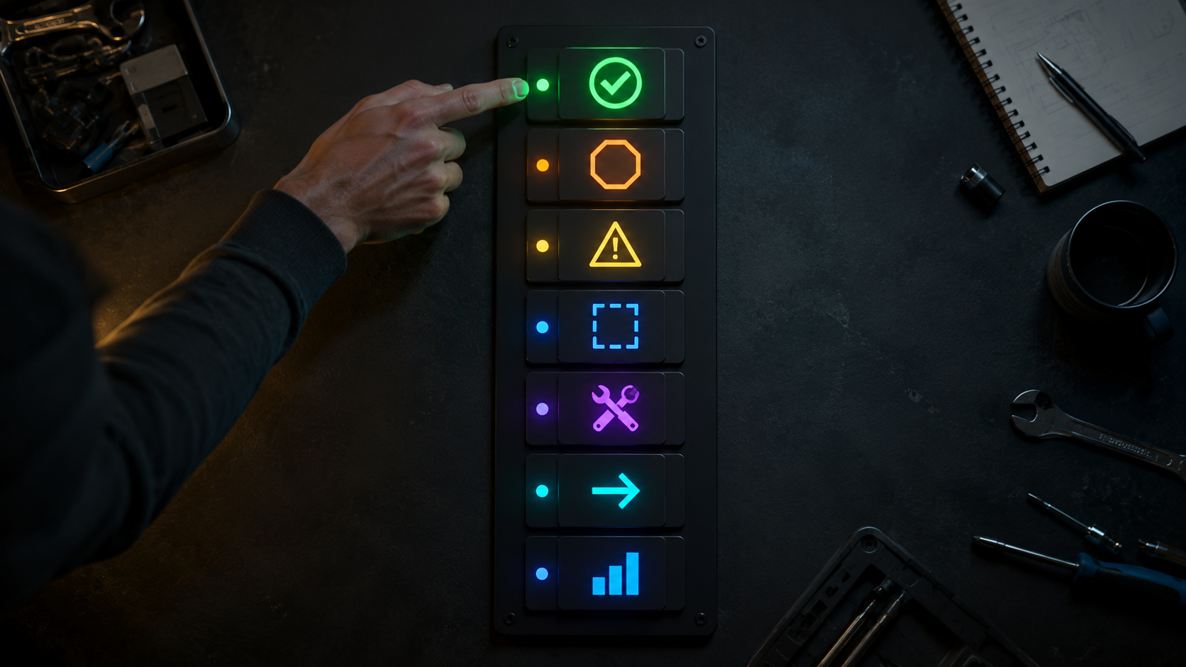 Rapid decision checklist board for Gemini 3.5 Flash troubleshooting failure classes