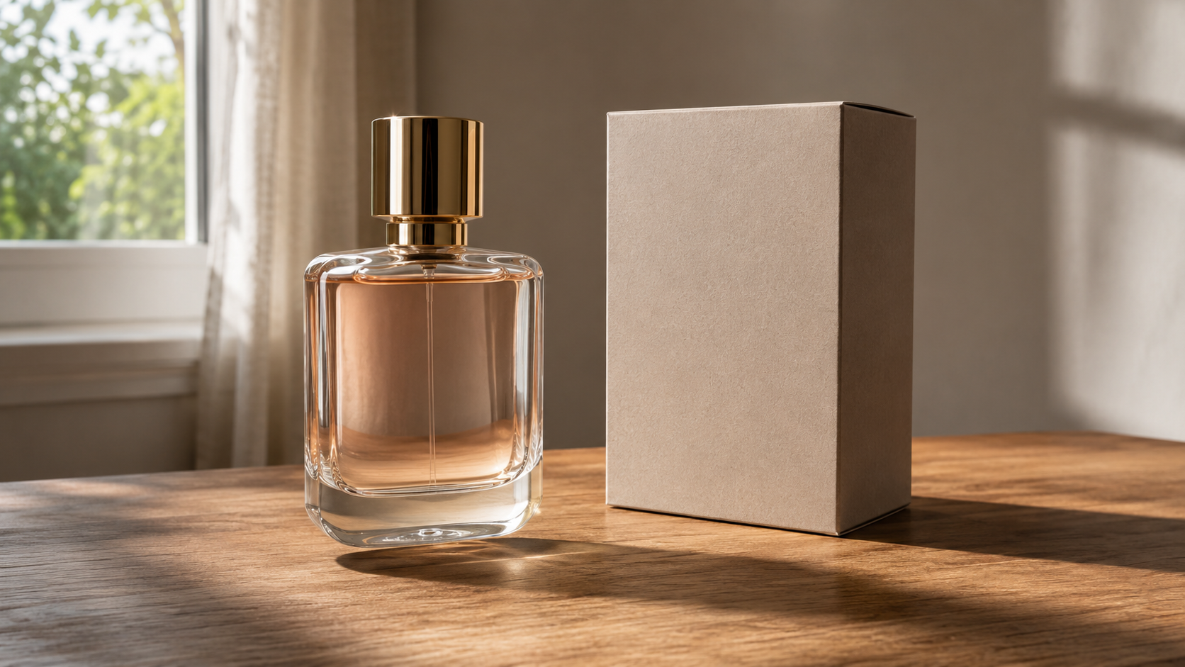 Product composite with floating edges and split light needing AI image relighting