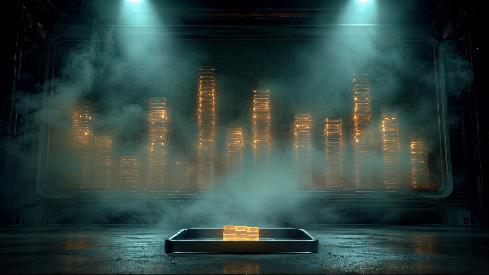 Fog covering a credit total scoreboard showing limits of Kling AI pricing forecasts