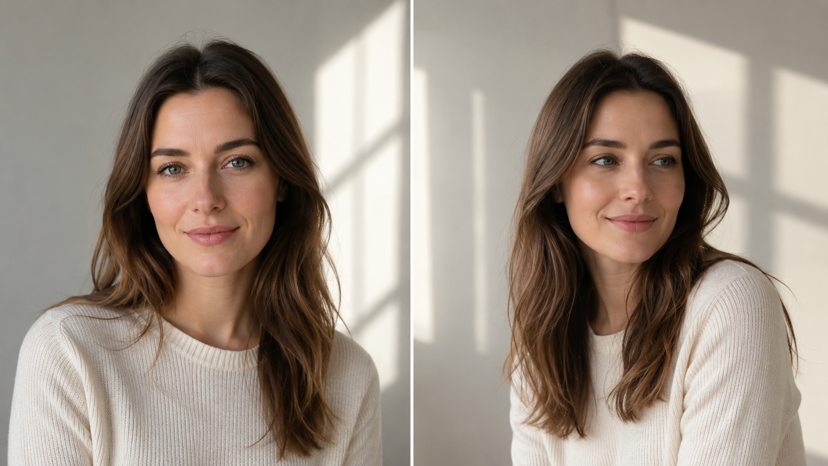 Side-by-side face and composition drift after a tiny AI image editing request