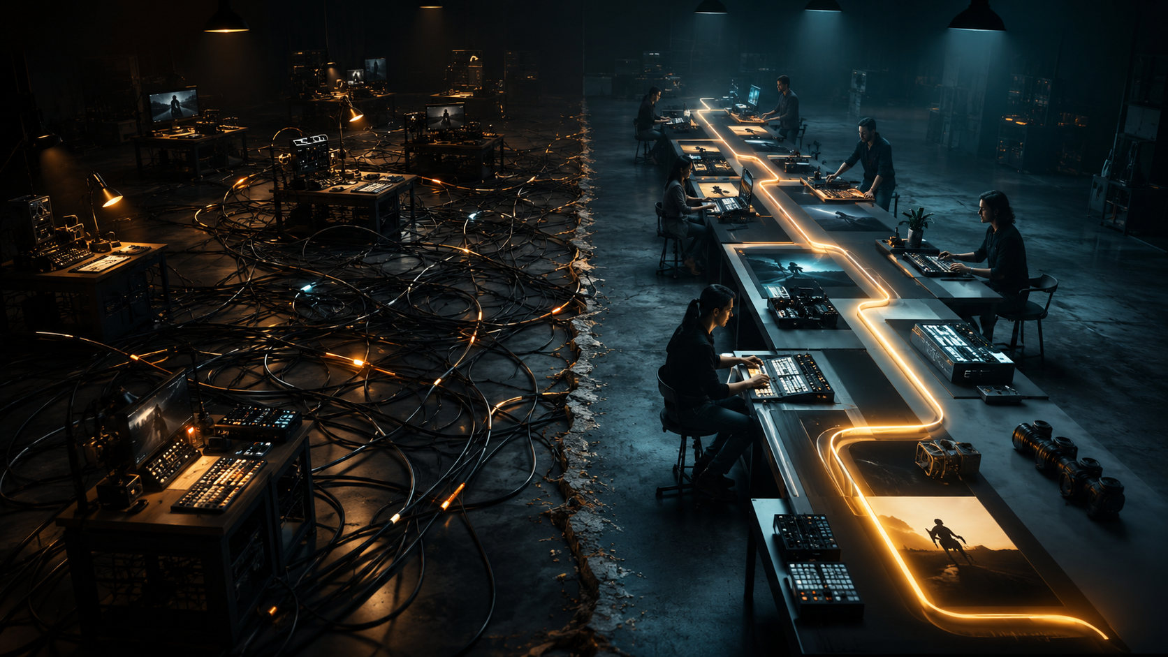 Multi-tool handoffs versus one unified creative workspace pipeline