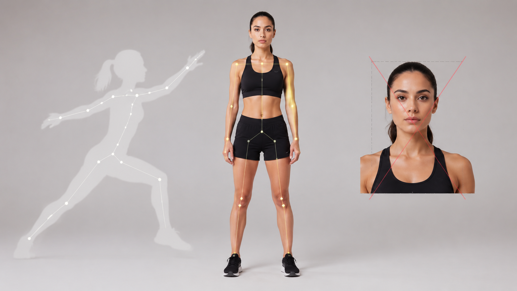 Character still prep for AI motion transfer with pose alignment and full body visibility