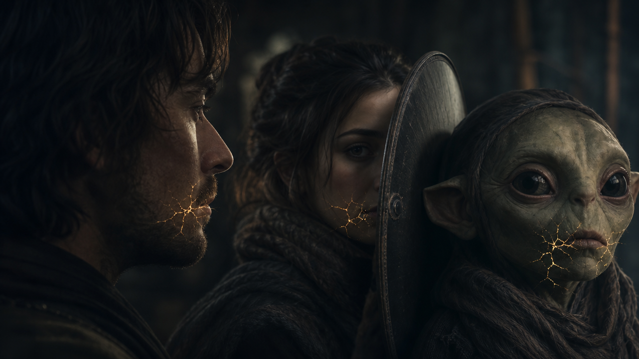 Profile occlusion failure modes in multiple character lip sync scenes