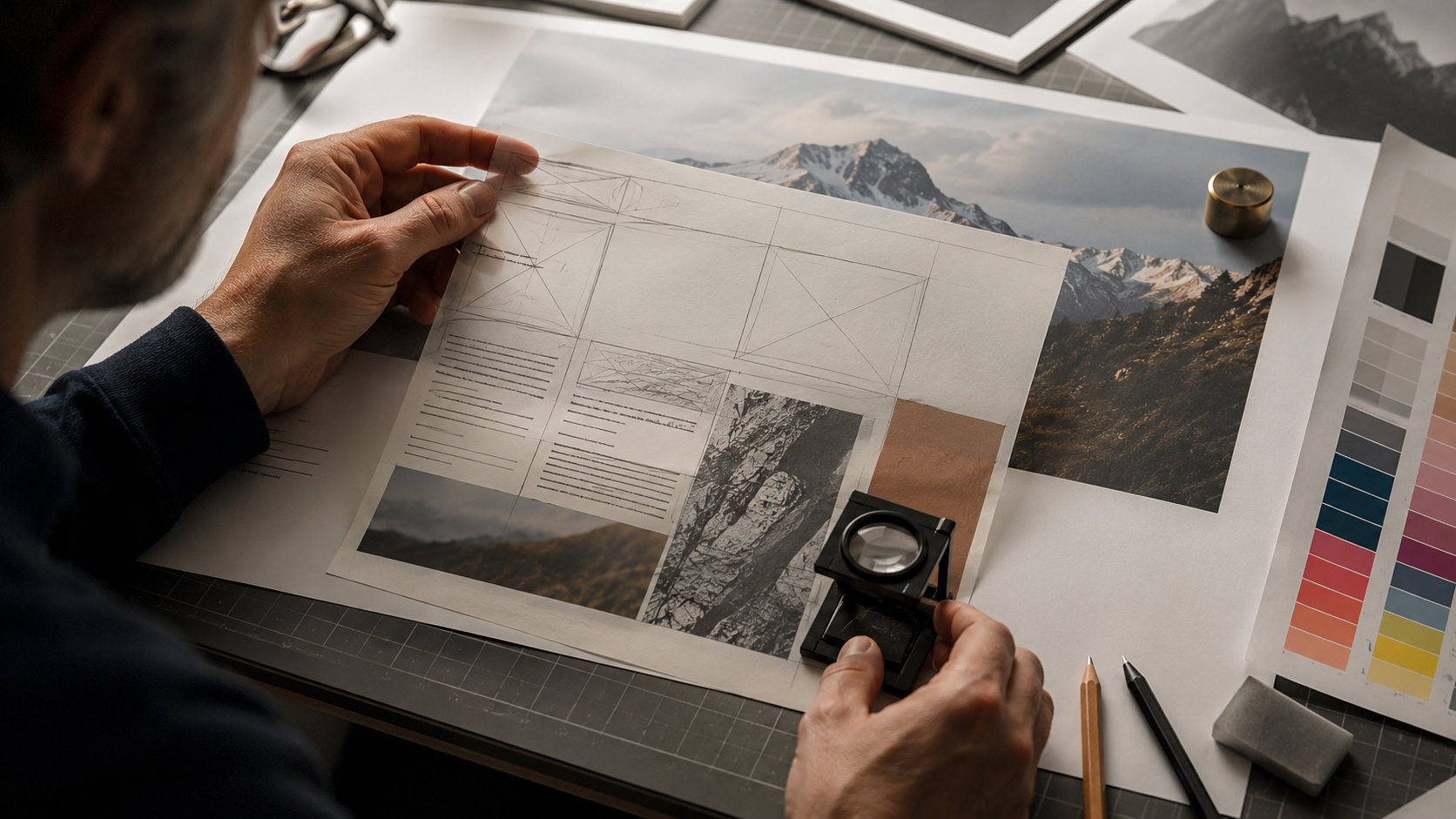 Local region fix and layout preservation check during a Seedream wireframe to image polish pass