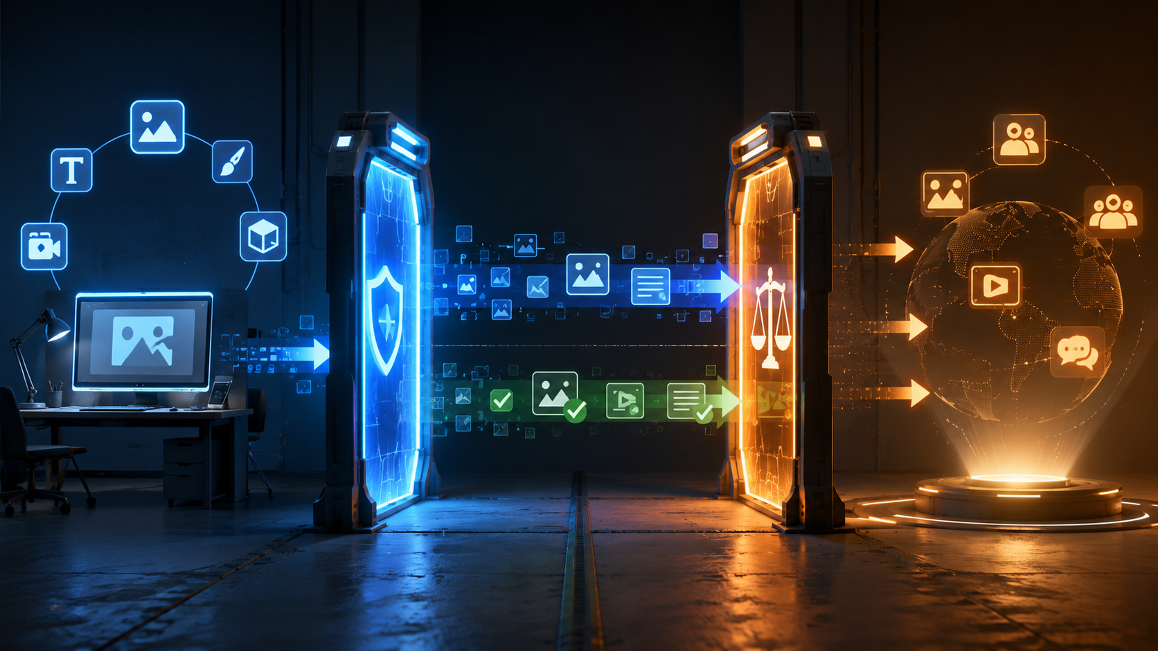 Two gates separating Grok Imagine generation from platform posting rules