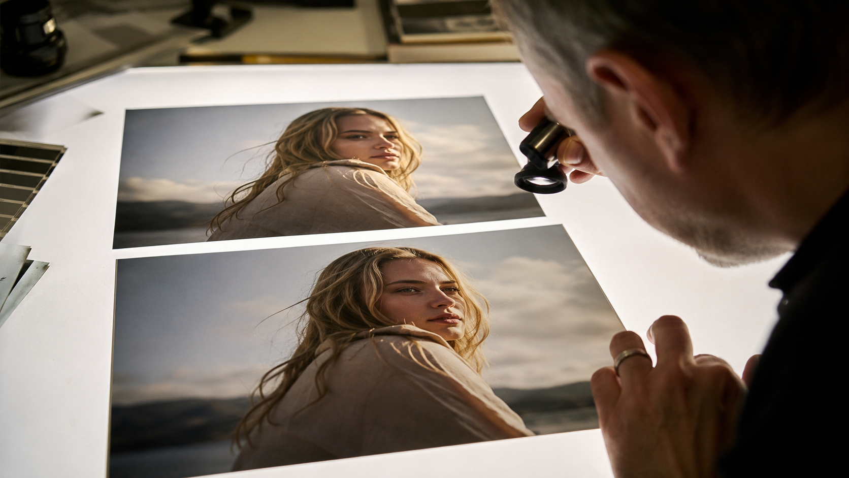 Checklist comparing identity and crop before an image-to-video loop generate