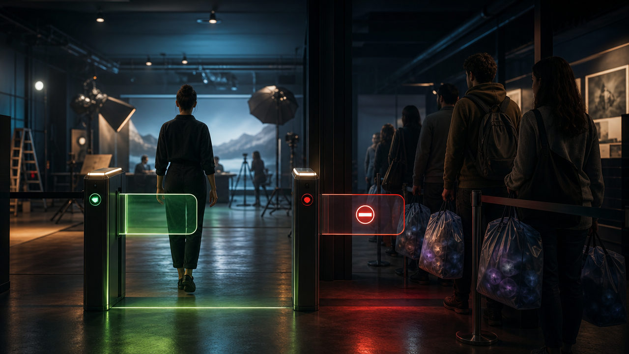 Plan eligibility gate separating Firefly credit tiers from ordinary Creative Cloud access