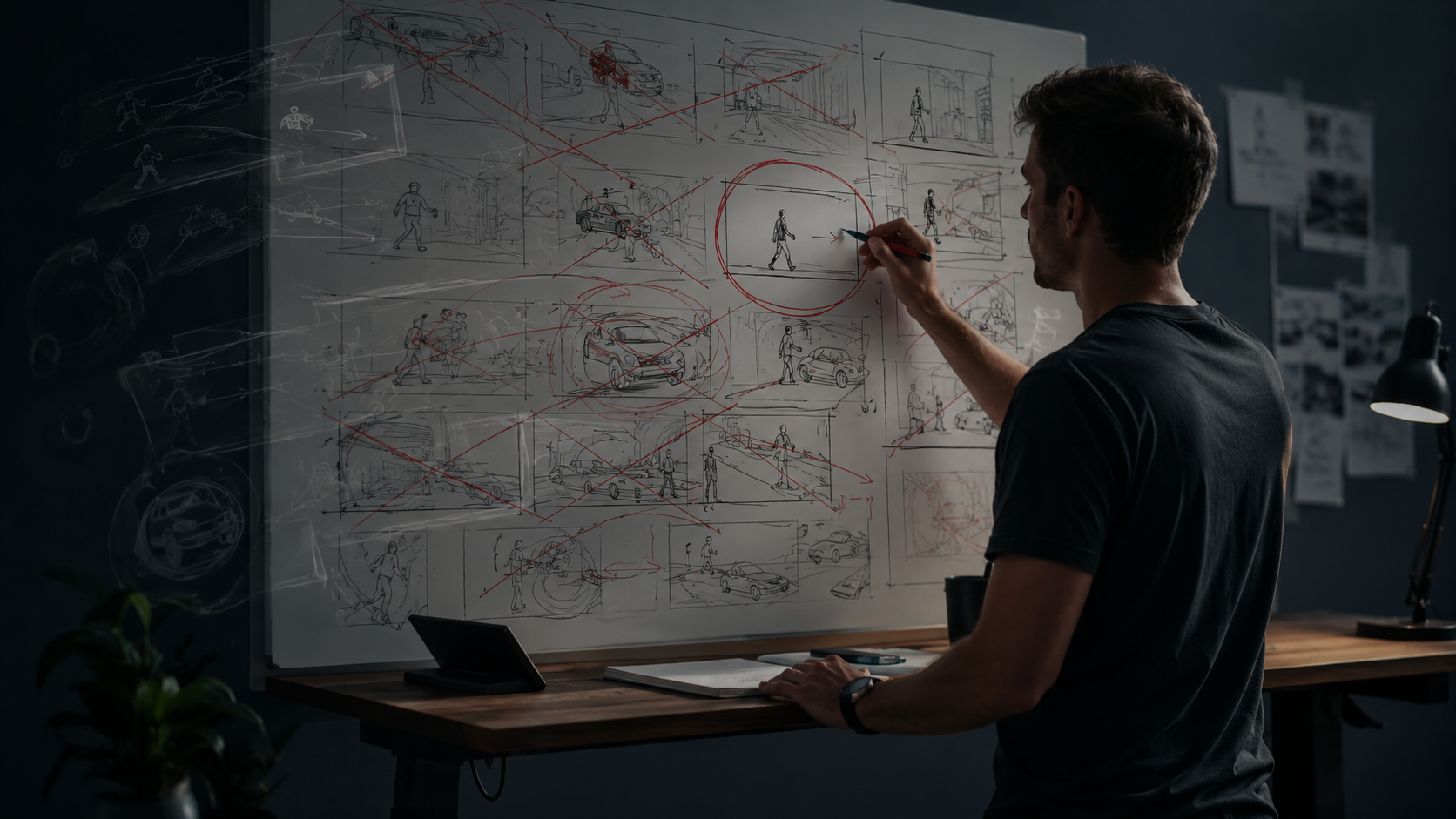 Creator simplifying a complex beat after AI video motion looks unnatural despite clean process
