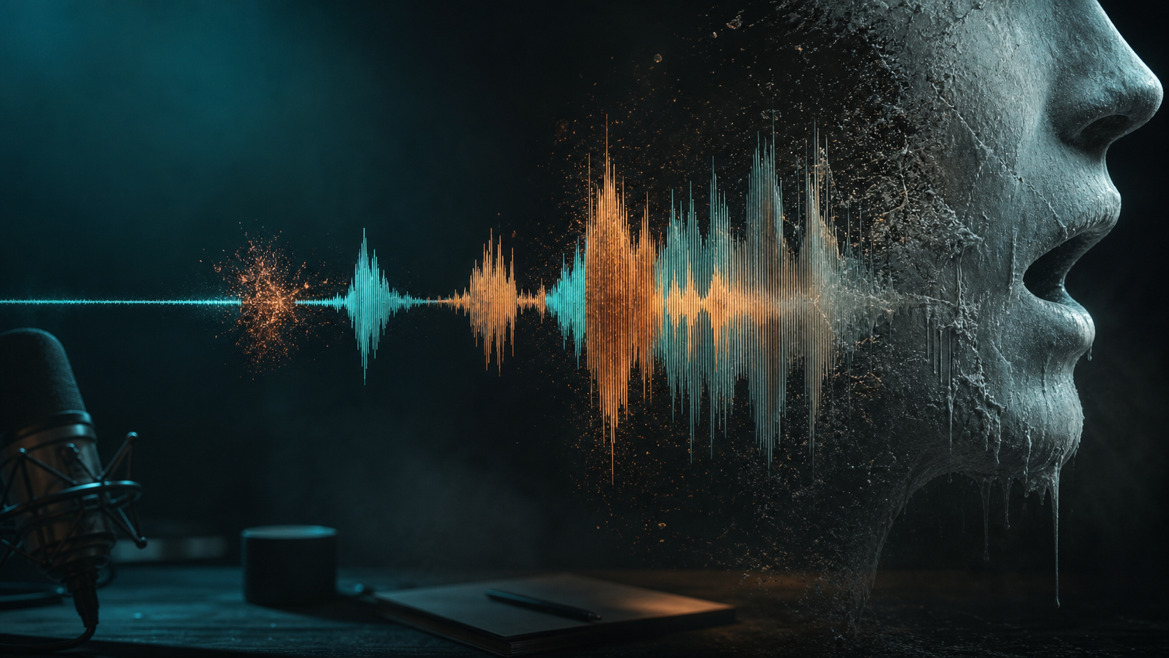 Messy voice track causing delayed mouth motion before AI lip sync audio preparation