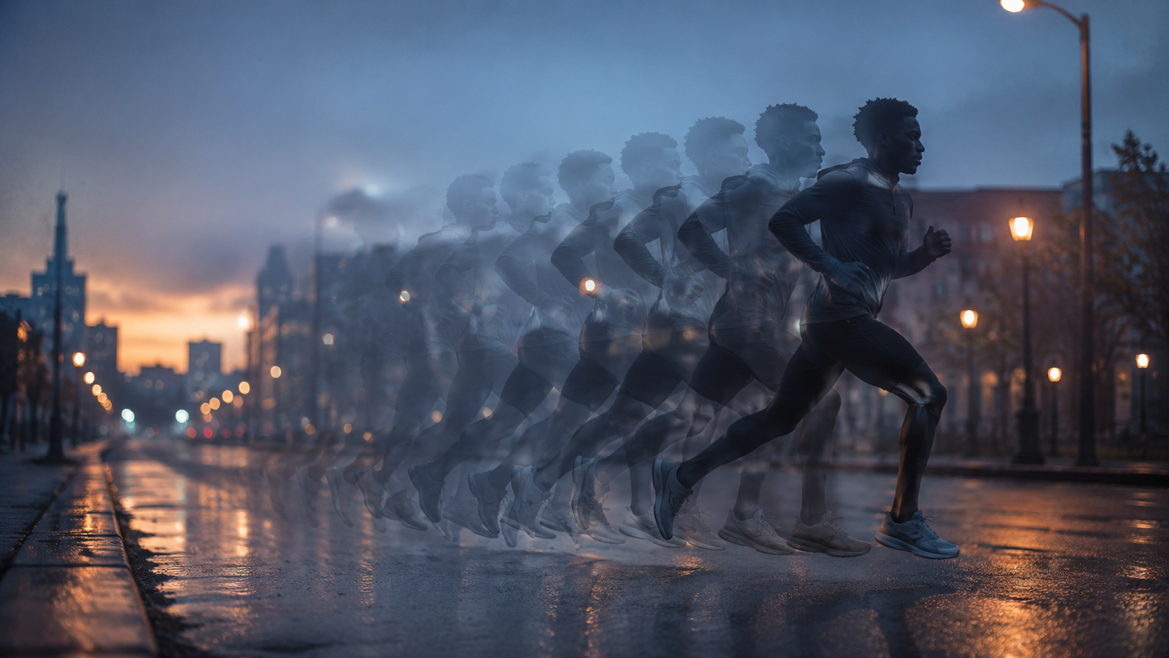 Soft gradual frames illustrating why AI video slow motion becomes the default