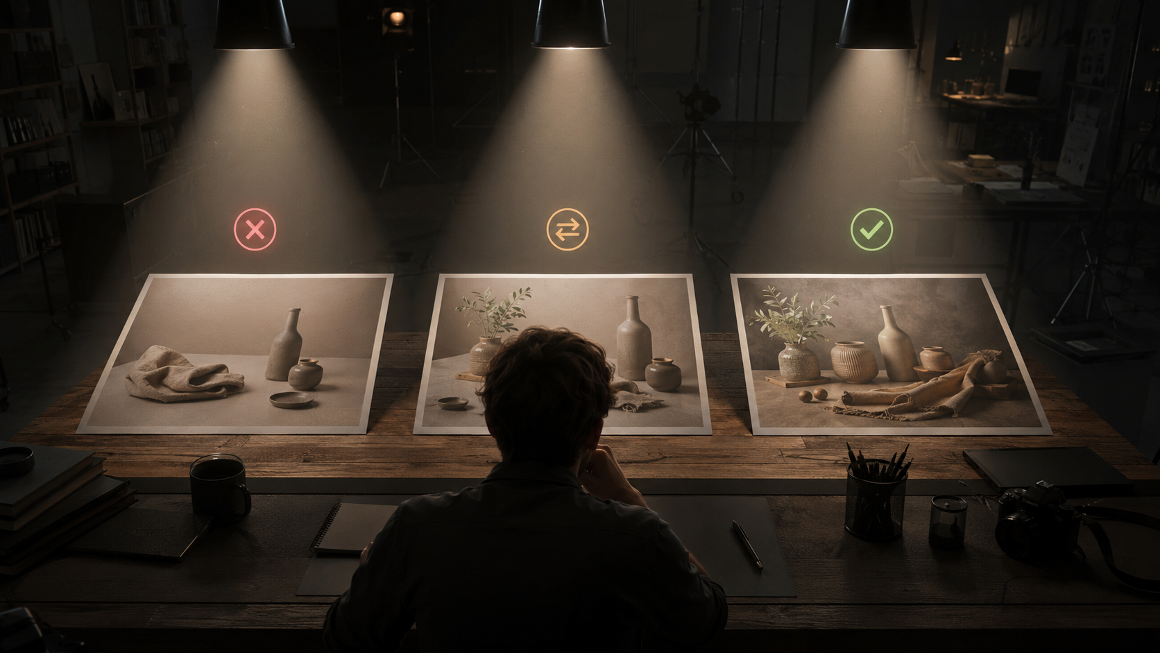 Decision framework visual for diagnosing an AI image prompt ignored failure mode.
