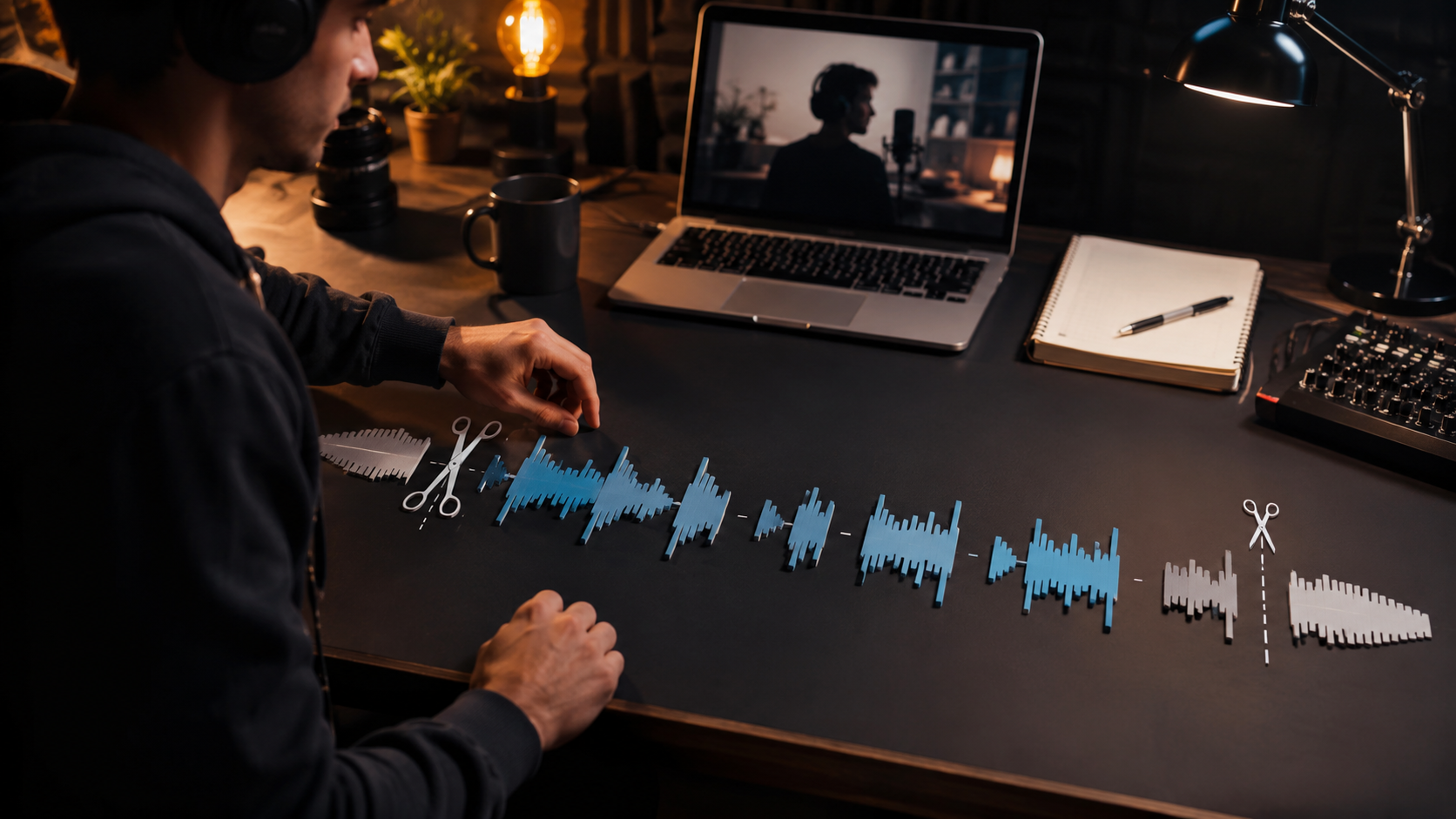 Audio preprocessing workflow to prepare audio for lip sync before generation