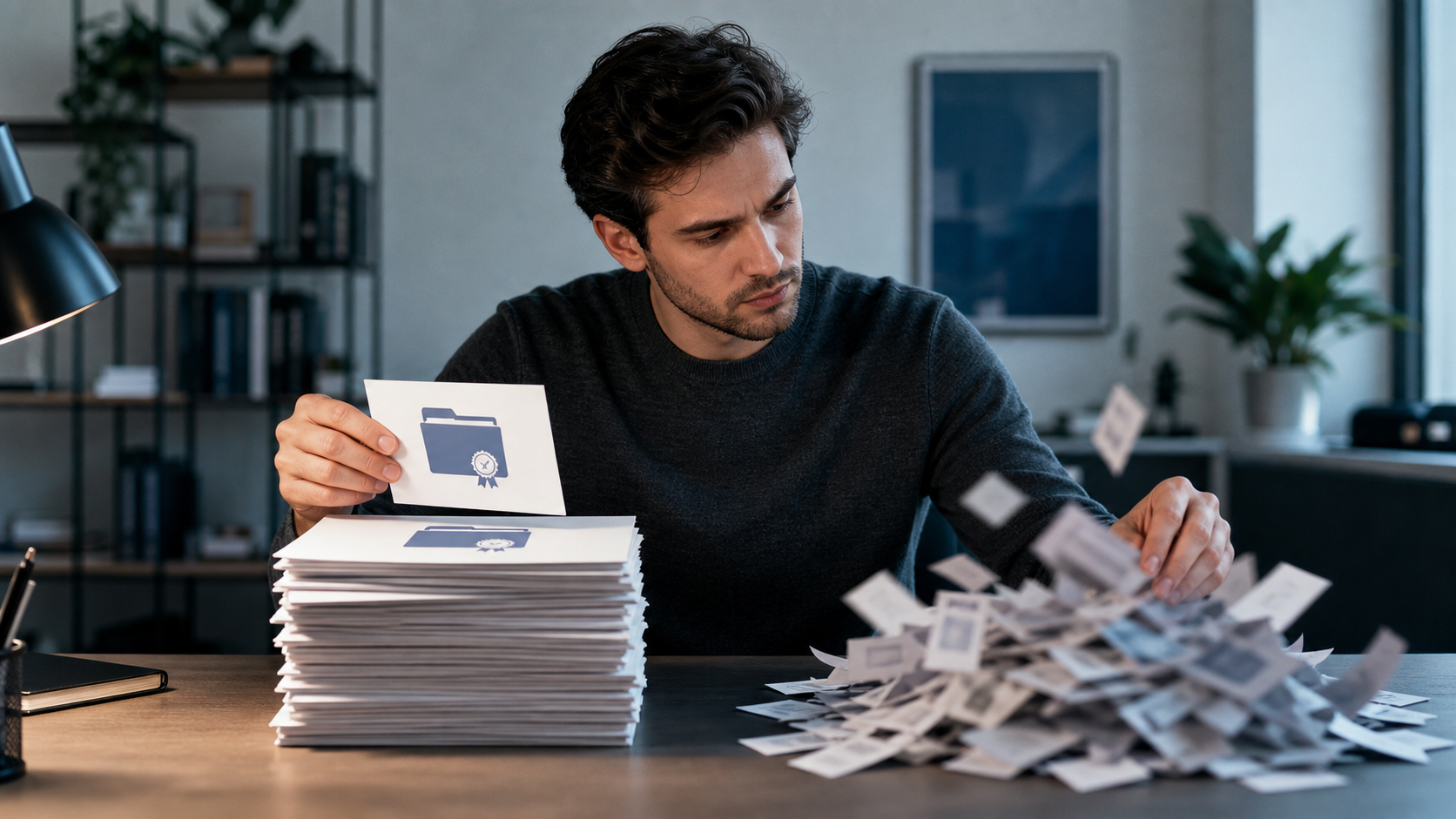Creator sorting headline cards into confirmed and unconfirmed piles while reviewing the Claude Opus 5 release date claim