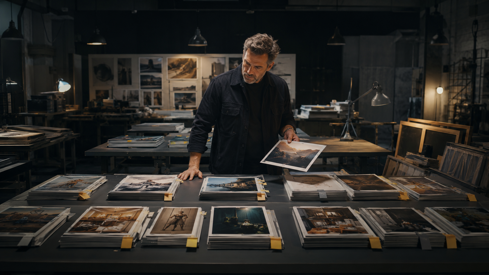 Art director ranking Multi-Image Fusion references before scaling production