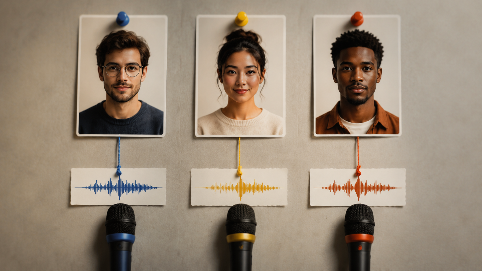 Assigning each voice track to the correct face for multiple character lip sync