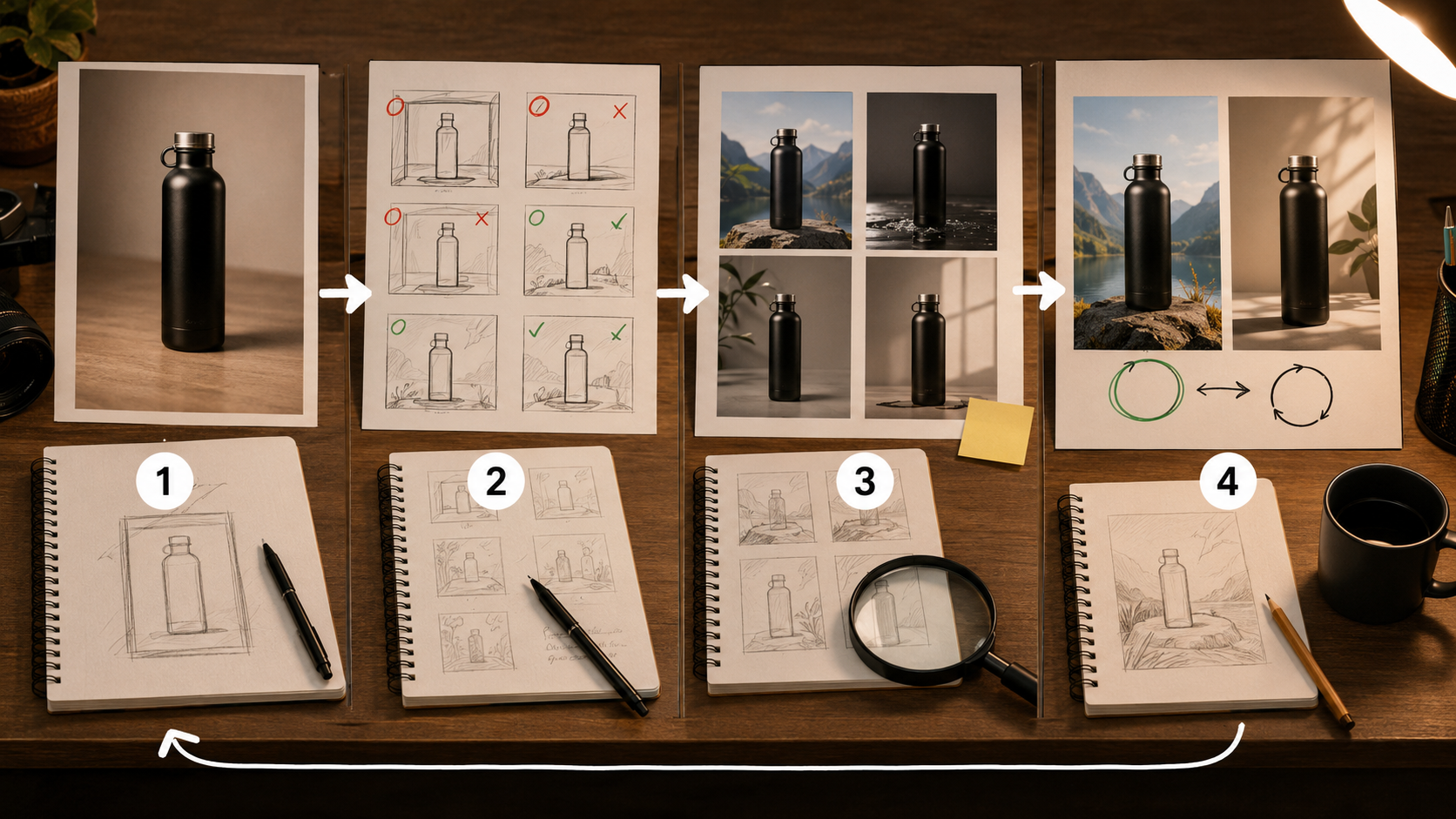 Four-step keep-and-change workflow for how to edit images with Grok