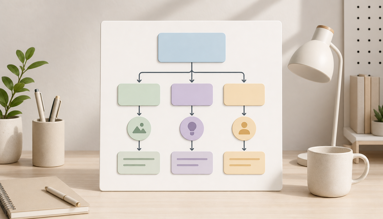 Minimalist prompt structure in a creator workspace