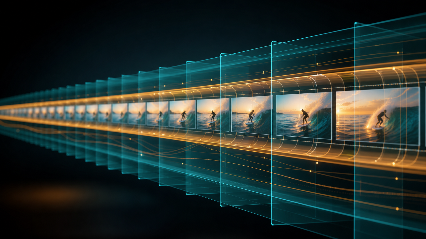 Video-aware upscaler decision visual for temporal consistency in video across multi-frame sequences