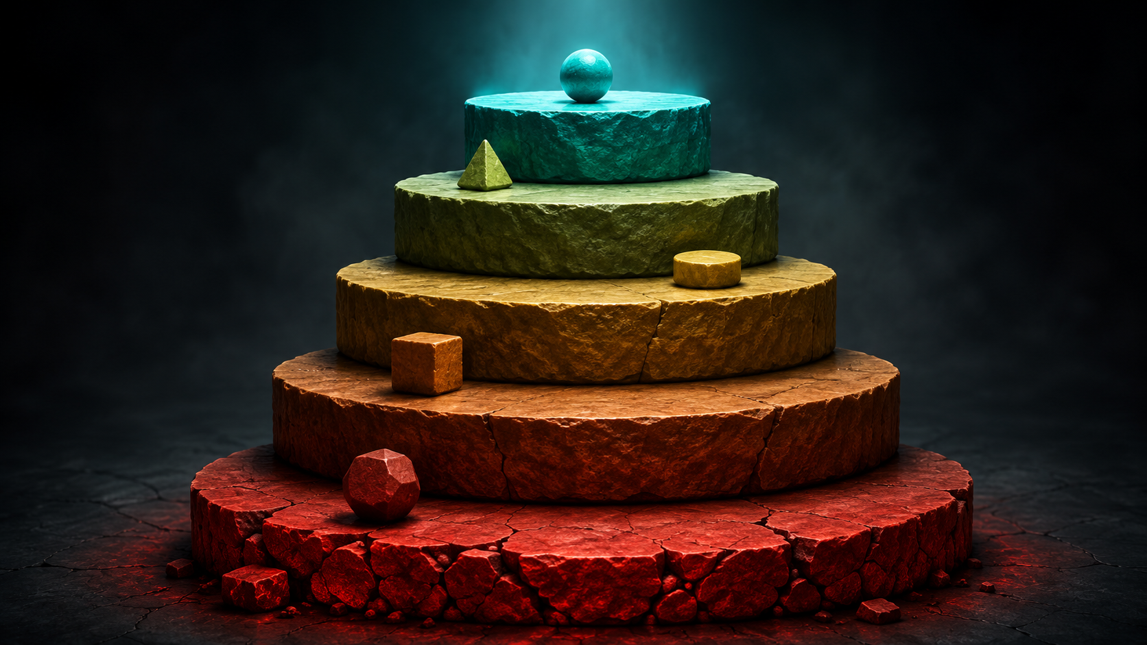 Five-tier confidence ladder visual for ranking Seedance 2.5 rumors