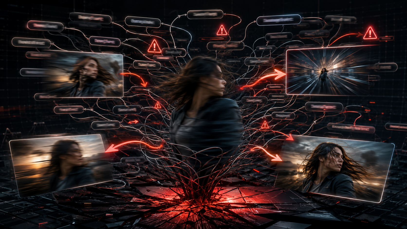 Failure modes from reusing one AI video prompt structure across both generation modes