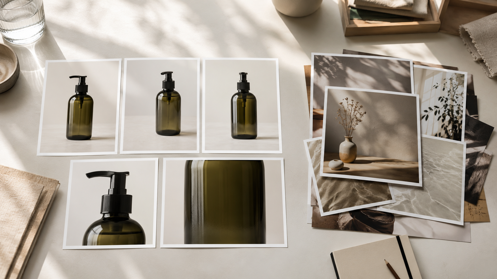 AI product reference image pack used to lock product form and labels.