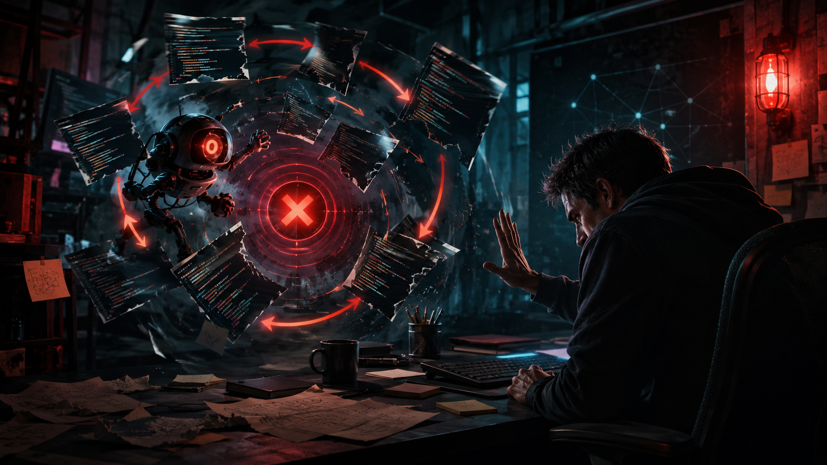 Coding agent thrash and repair loops breaking repository trust for a Gemini coding agent