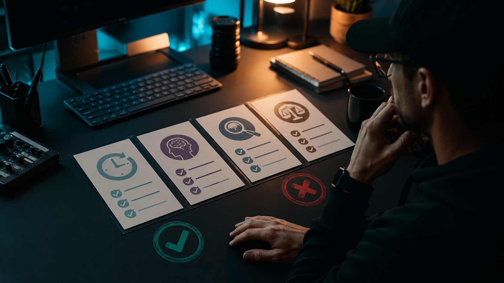 Post-launch checklist board for Gemini 3.5 Pro multimodal reasoning connection tests