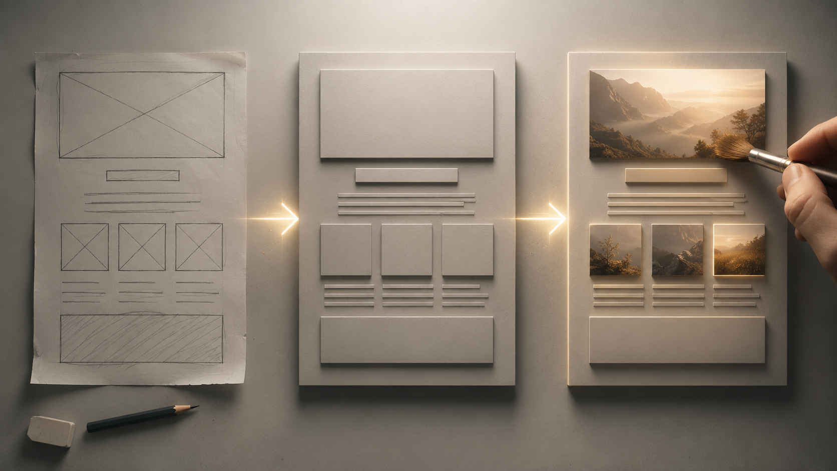 Multi-pass Seedream wireframe to image path from rough sketch to clean base to local polish