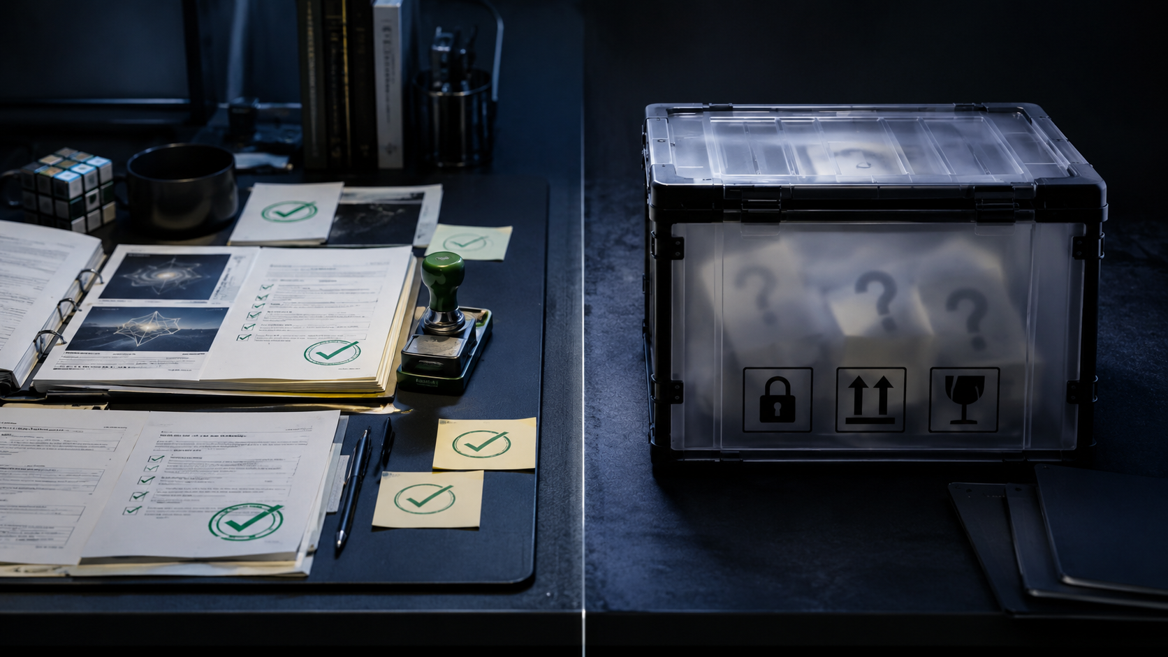Evidence boundary concept for Gemini 3.5 Pro expectations with confirmed documents versus sealed rumor package