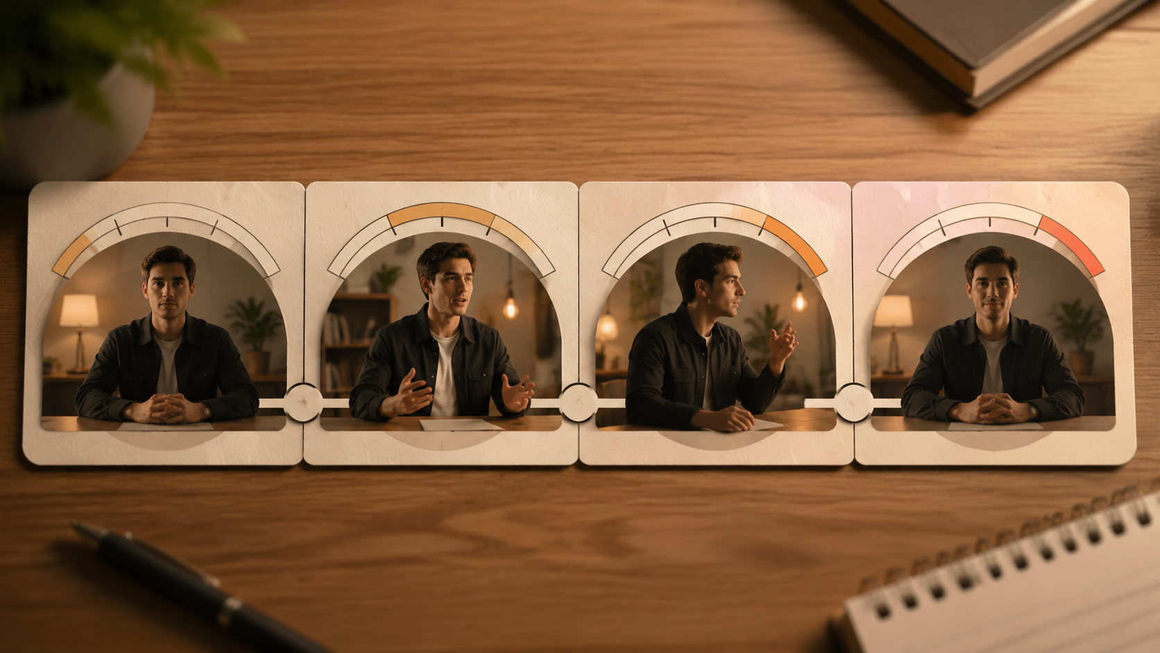 Four-beat time-coded storyboard illustrating the Seedance 2.5 prompt guide structure