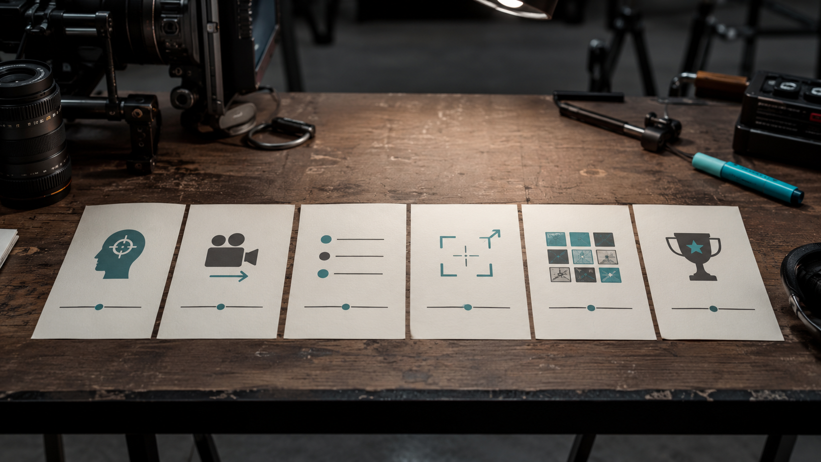 Six-step production checklist workflow to control camera movement in AI video