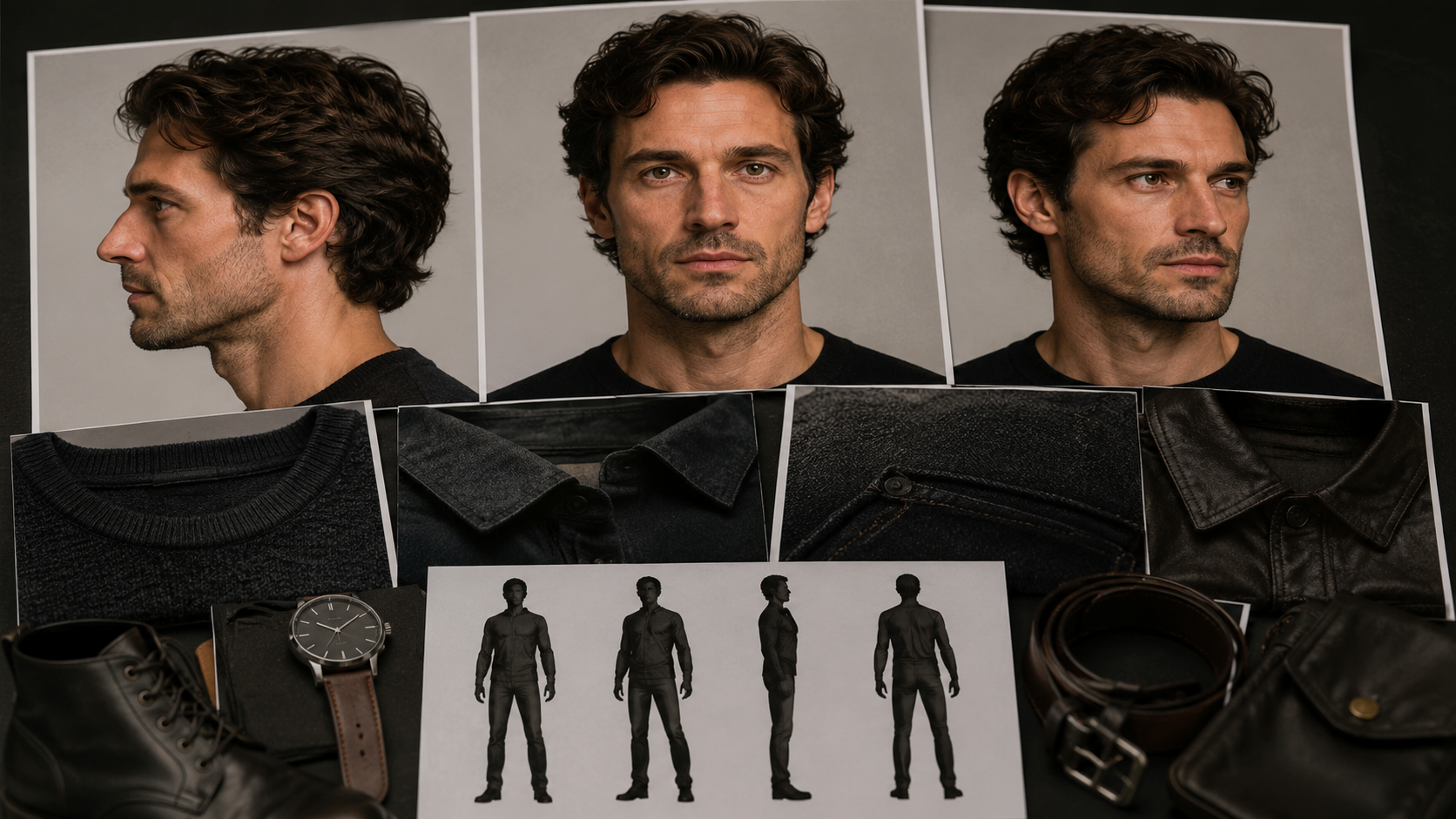 Face, wardrobe, and body anchors reducing AI video facial drift risk