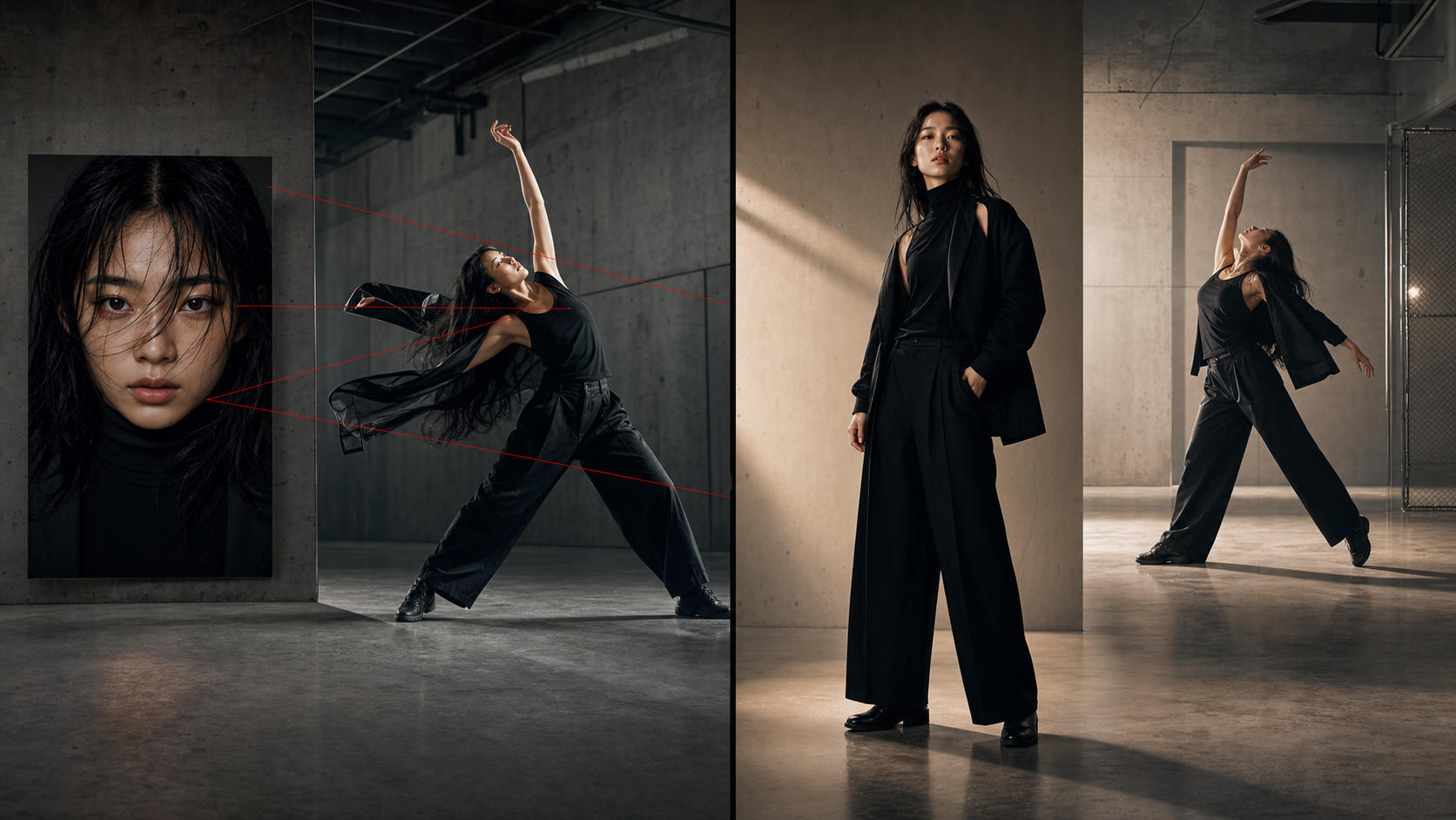 Mismatched portrait and wide dance clip showing why AI motion control needs input compatibility