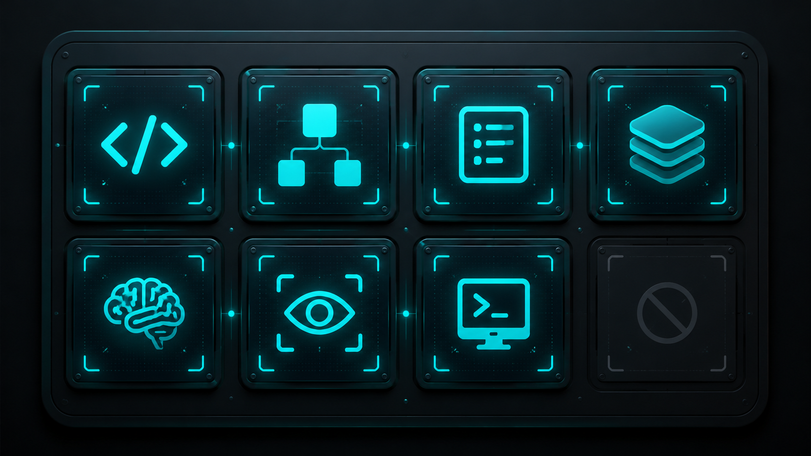 Capability matrix visual for agent and coding stack tools on Gemini Flash