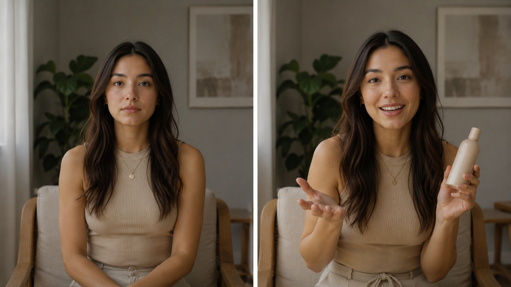AI avatar ads with natural micro-motion and stable product handling.