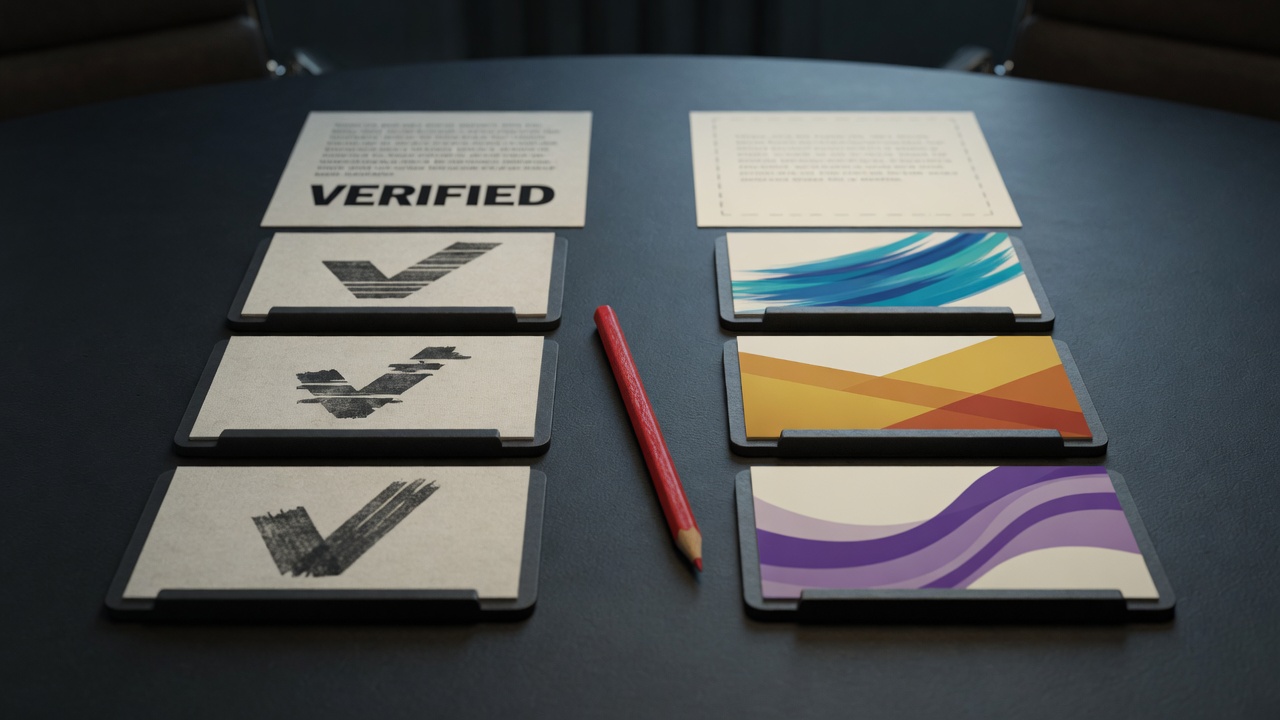 Editorial claim-filter board separating verified Wan video limits from unverified Wan 3.0 marketing pitches