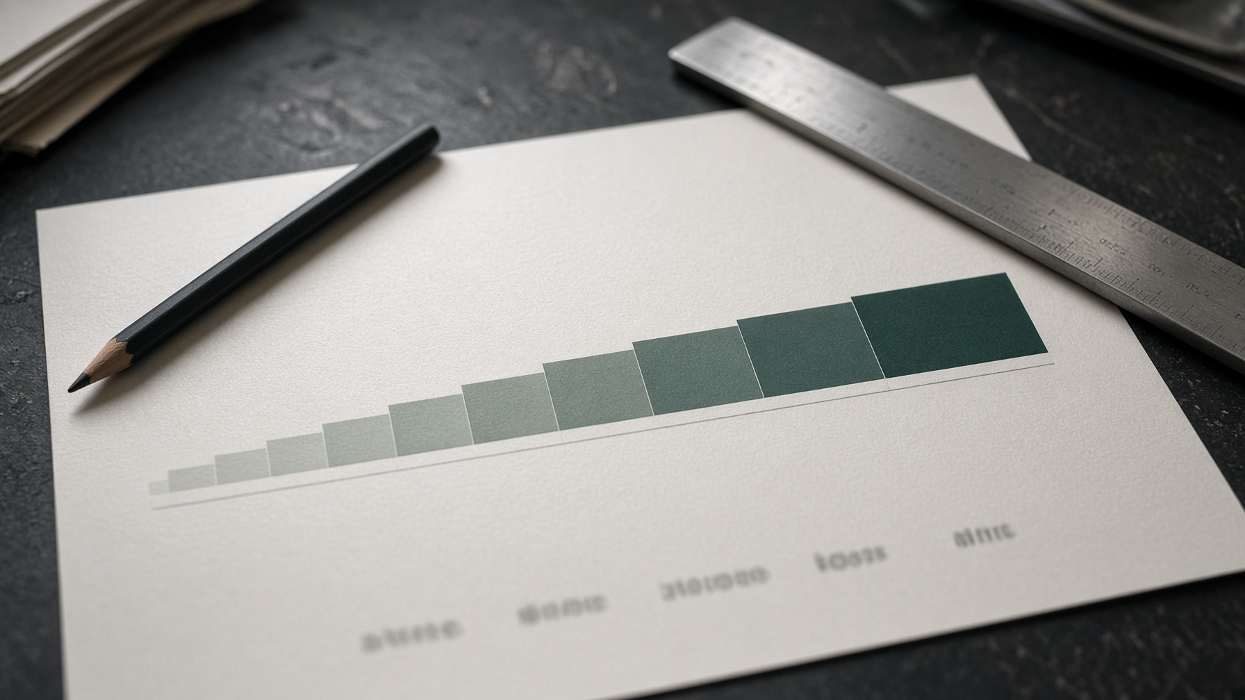 Printed timeline visual representing how diffusion render times for Starlight Precise stretch from minutes to days