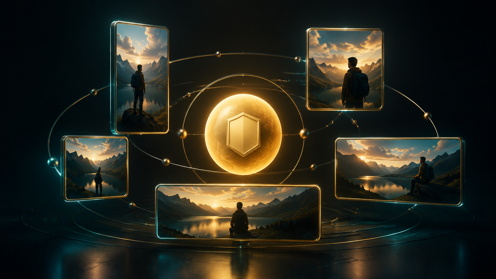 Cross-platform content strategy with one core message and five packages