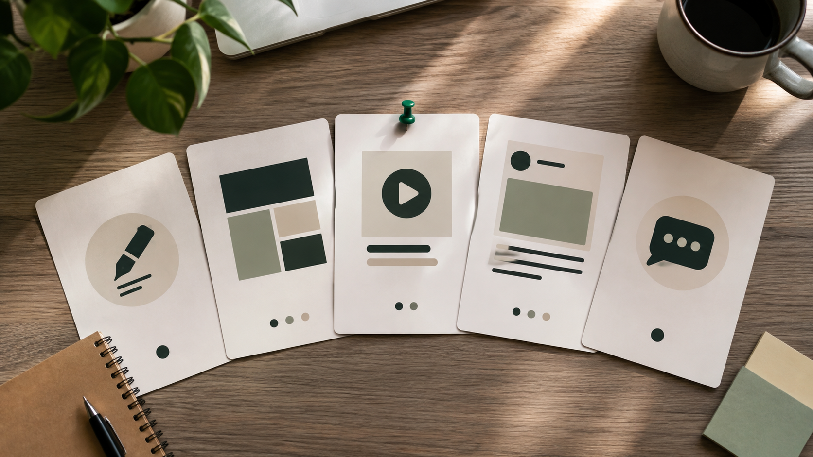 Multi-format AI social media content generation without brand drift
