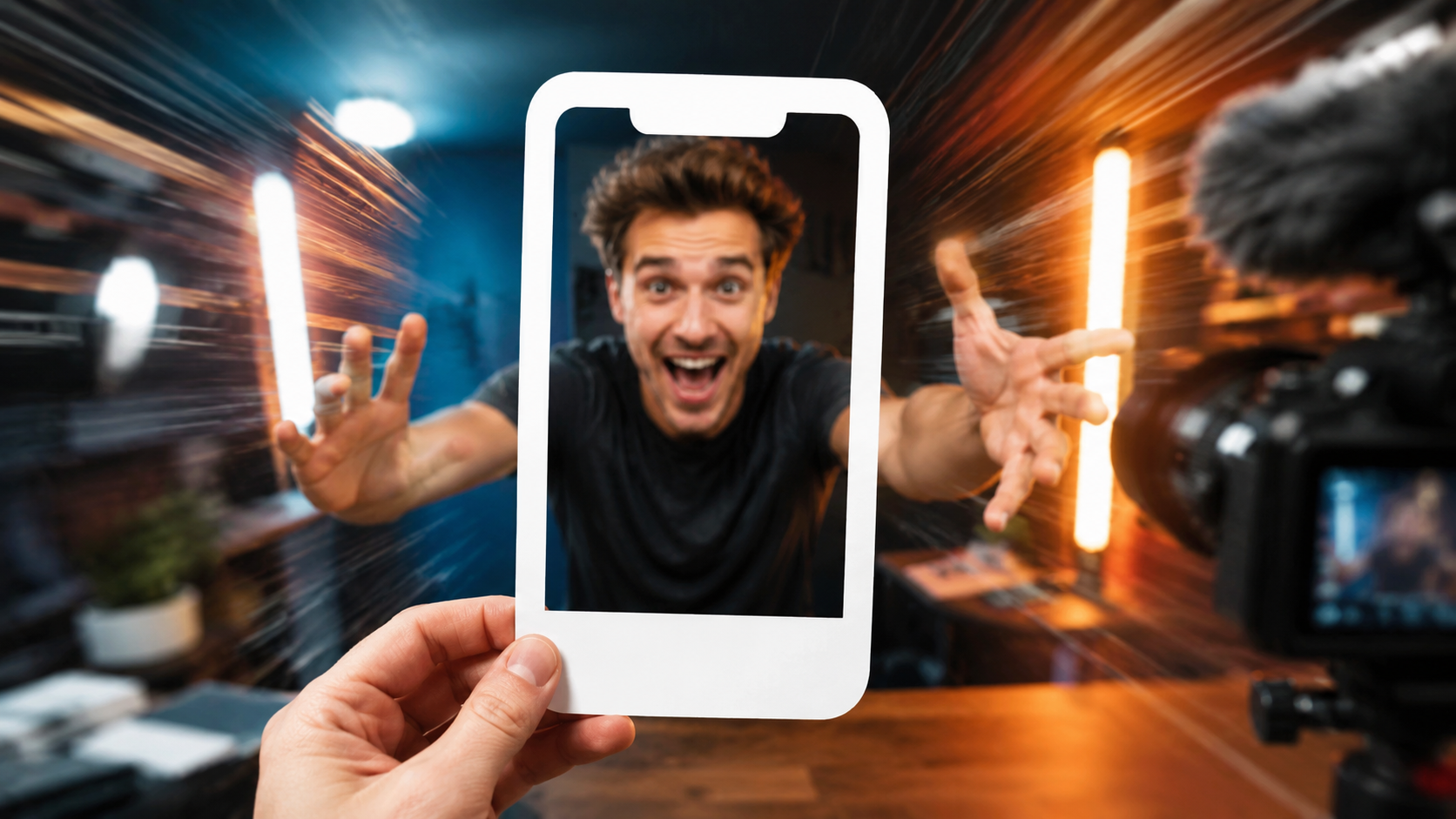 Fast vertical hooks and tight framing for Instagram and TikTok packaging